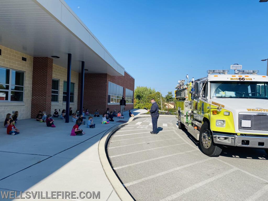 Fire Prevention Day 2020 at Wellsville Elementary School